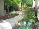 Backyard with Flagstone Path and Landscaping