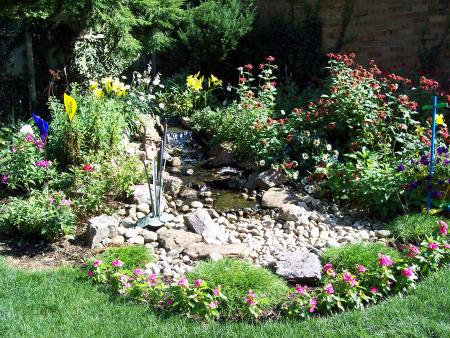 Pondless Waterfall 5 years after installation