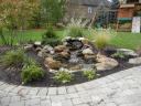 Pondless Waterfall with a peek of open water.
