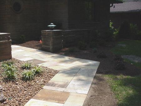 1&quot; Fossil Pattern Flagstone Sidewalk - picture 3