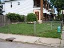 Sloped lawn