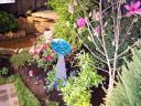 Water Feature and Colorful Garden at 2012 Flower and Patio Show