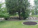 Indiana Granite Boulder Wall